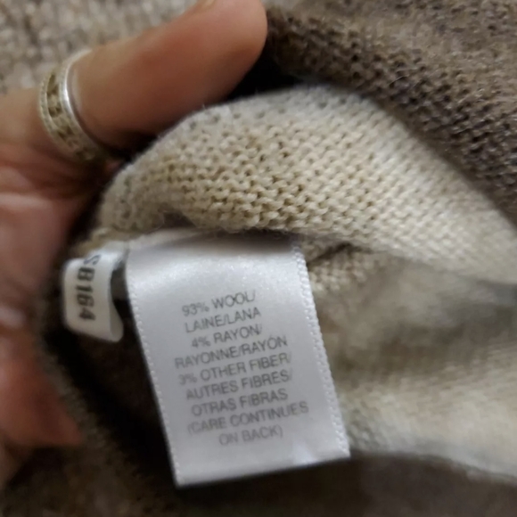 Vintage Susan Bristol Beige/Brown Floral Pattern Cardigan/Sweater - Picture 7 of 10